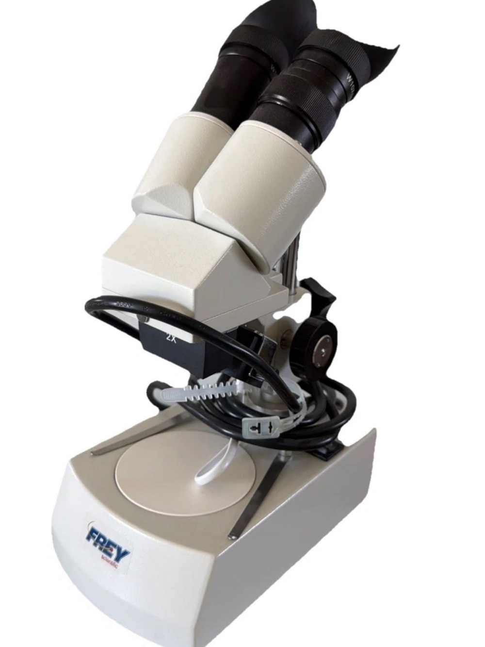 FREY SCIENTIFIC Model 405TBL Microscope Double Lense NEW